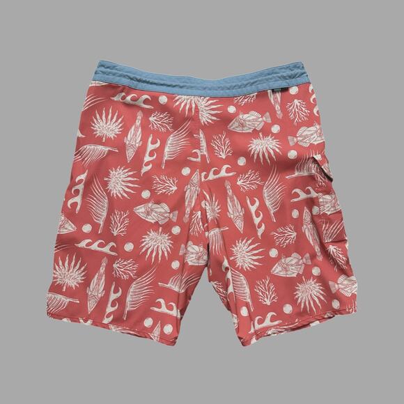 Vissla Humu Humu 20" Mens Boardshort Multicolor EUC Size 33" M107THUM - Picture 7 of 8